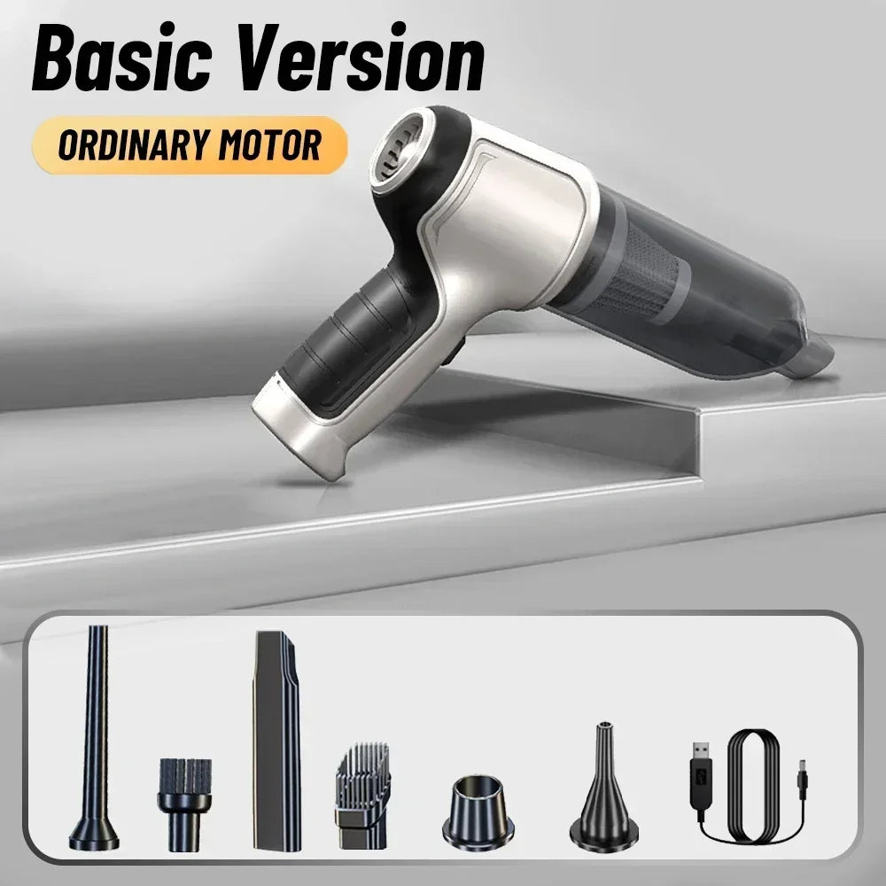 95000PA Car Vacuum Cleaner Wireless Powerful Cleaning Machine Auto Robot Car Accessories Home Appliance Strong Suction As Gift