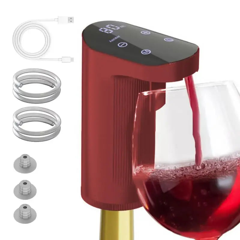 Electric Wine Decanter Wine Aerator Pourer Whiskey Water Dispenser Mini Automatic Wine Decanter Wine Dispenser Wine Accessories