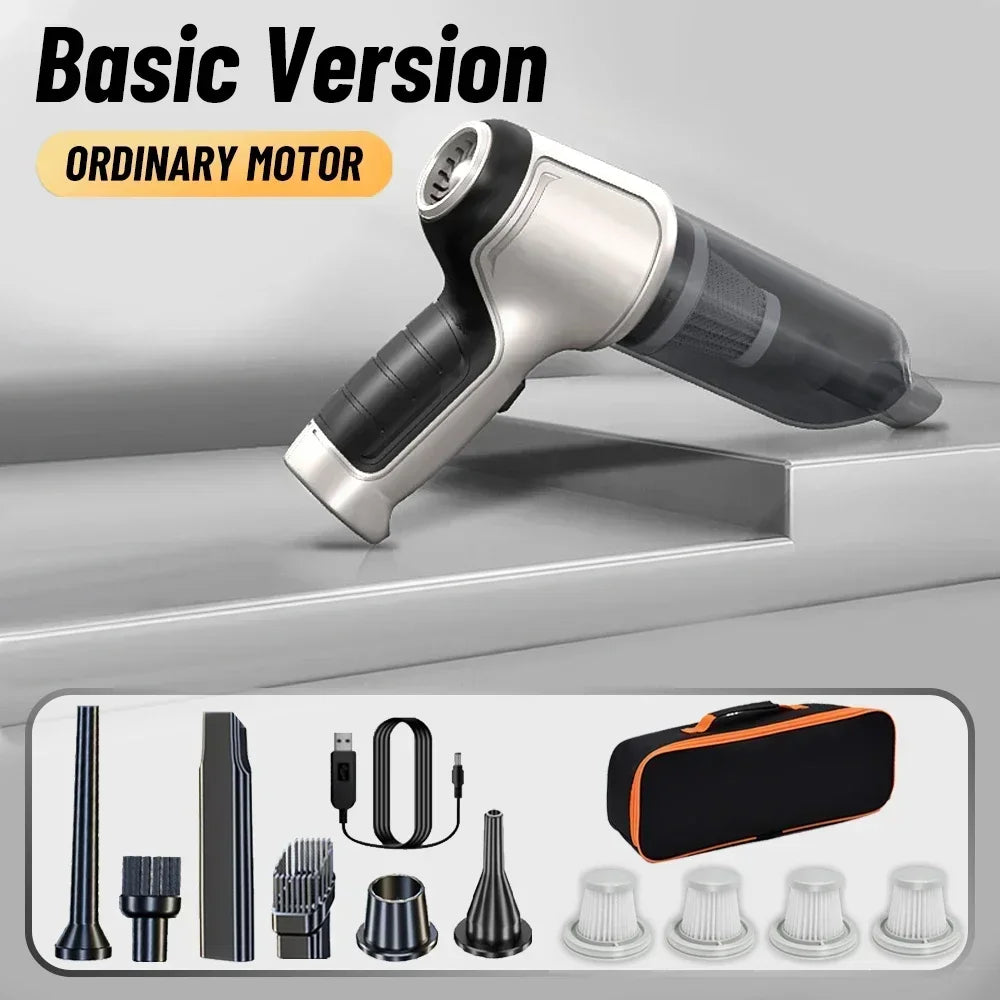 95000PA Car Vacuum Cleaner Wireless Powerful Cleaning Machine Auto Robot Car Accessories Home Appliance Strong Suction As Gift