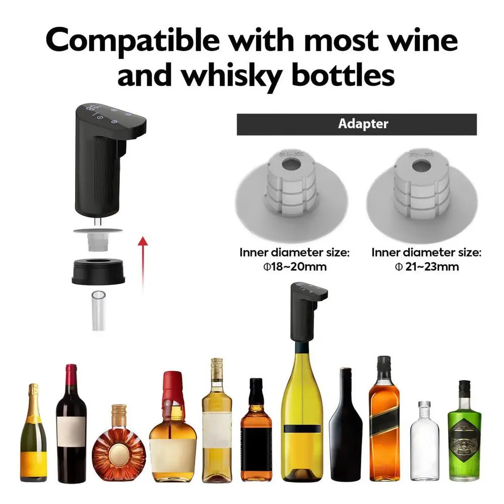 Electric Wine Decanter Wine Aerator Pourer Whiskey Water Dispenser Mini Automatic Wine Decanter Wine Dispenser Wine Accessories