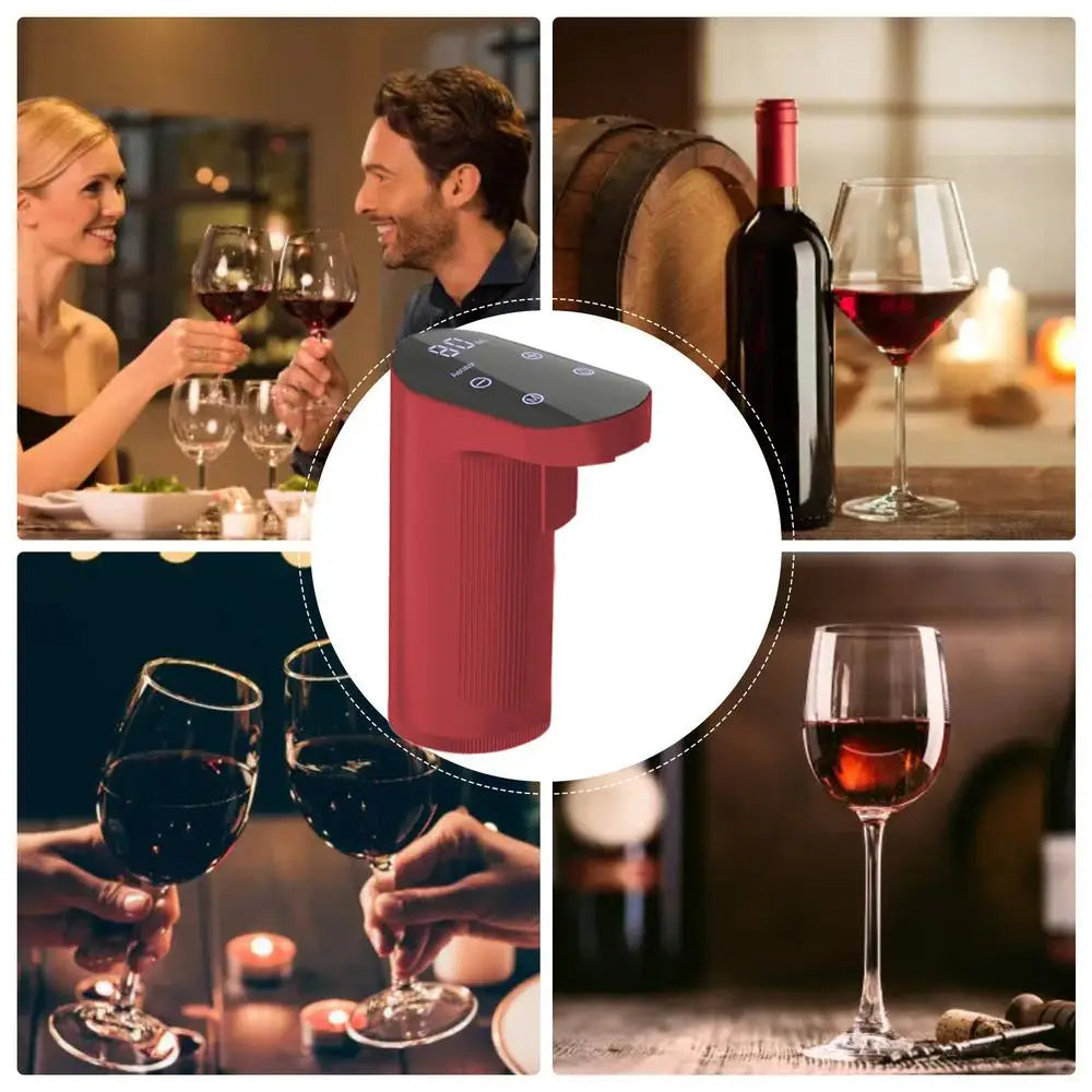 Electric Wine Decanter Wine Aerator Pourer Whiskey Water Dispenser Mini Automatic Wine Decanter Wine Dispenser Wine Accessories