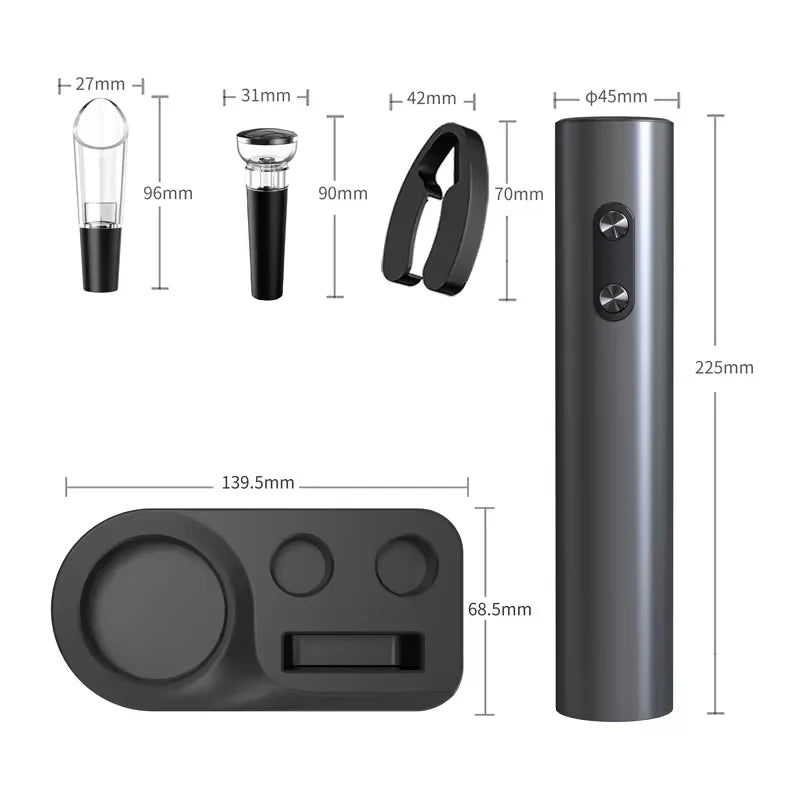 Electric Wine Bottle Opener Automatic Red Wine Corkscrew Wine Opener Wine Tools Kitchen Products