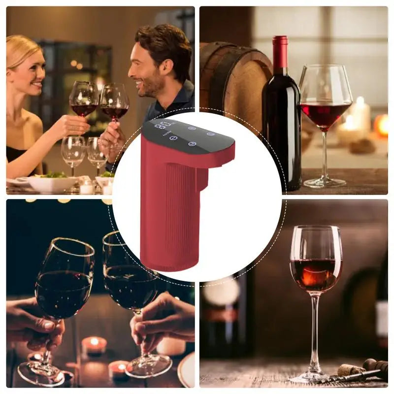 Electric Wine Decanter Wine Aerator Pourer Whiskey Water Dispenser Mini Automatic Wine Decanter Wine Dispenser Wine Accessories