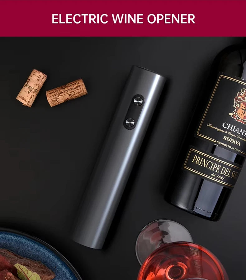 Electric Wine Bottle Opener Automatic Red Wine Corkscrew Wine Opener Wine Tools Kitchen Products
